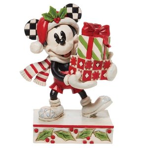 Disney Traditions Mickey with Stack of Presents