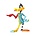 Britto Looney Tunes Daffy Duck