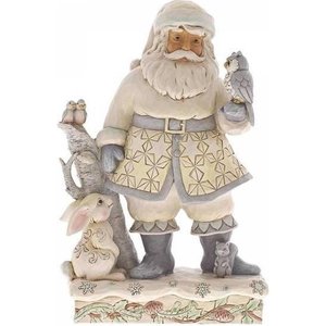 Jim Shore's Heartwood Creek Santa with Owl "Friends For All Seasons"