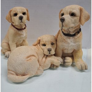 Country Artists Yellow Labrador Puppy Trio