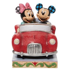 Disney Traditions Mickey & Minnie Mouse "A Lovely Drive"