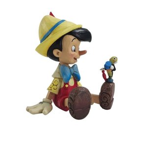Disney Traditions Pinocchio and Jiminy (Sitting)