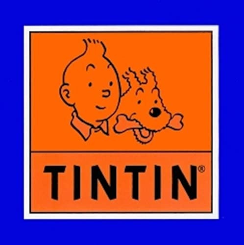 Collectible Tintin resin figurine - Tintin and Snowy sitting on the lawn.  Tintinimaginatio 2023, 47001