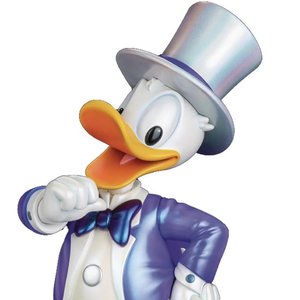 Disney Beast Kingdom 100th Anniversary Disney -  Tuxedo Donald Duck Platinum Version Statue