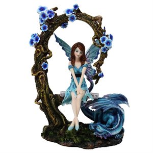 Studio Collection Fairy with Blue Dragon