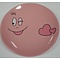 Barbapapa Plate Barbapapa - Hearts Pink