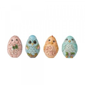 Disney Traditions Spring Eggs (4 pc.)  Bunny, Owl, Chick & Bird