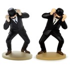 Tintin (Kuifje) SET - Tintin - Thomson & Thompson with bowler hat