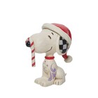 Peanuts (Jim Shore) Snoopy Glitter Candy Cane (Mini)