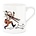 Tintin (Kuifje) Mug - Congo (black and white and color)