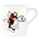 Tintin (Kuifje) Mug - Americas (black and white and color)