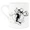 Tintin (Kuifje) Mug - America (black and white and color)