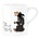 Tintin (Kuifje) Mug - Cigares (black and white and color)