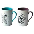 Tintin (Kuifje) Mug Kuifje Fiets  & Paard - SET / 2