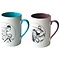 Tintin (Kuifje) Mug Kuifje Fiets  & Paard - SET / 2