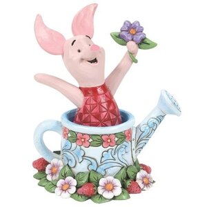 Disney Traditions Piglet in a Watering Can