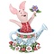 Disney Traditions Piglet in a Watering Can