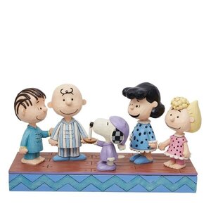 Peanuts (Jim Shore) Peanuts Gang in Christmas PJ's