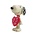 Peanuts (Jim Shore) Snoopy Wearing Heart Sign (Mini)