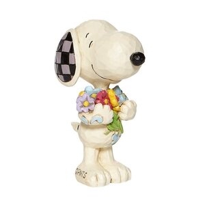 Peanuts (Jim Shore) Snoopy with Flowers (Mini)