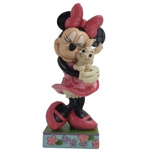 Disney Traditions Minnie Mouse Holding Bunny