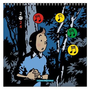 Tintin (Kuifje) Kalender Kuifje 2024