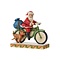 Jim Shore's Heartwood Creek Santa Riding Bike