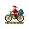 Jim Shore's Heartwood Creek Santa Riding Bike