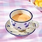 Disney Home (Tableware) Disney Mono Teacup and Saucer (Set of 2)