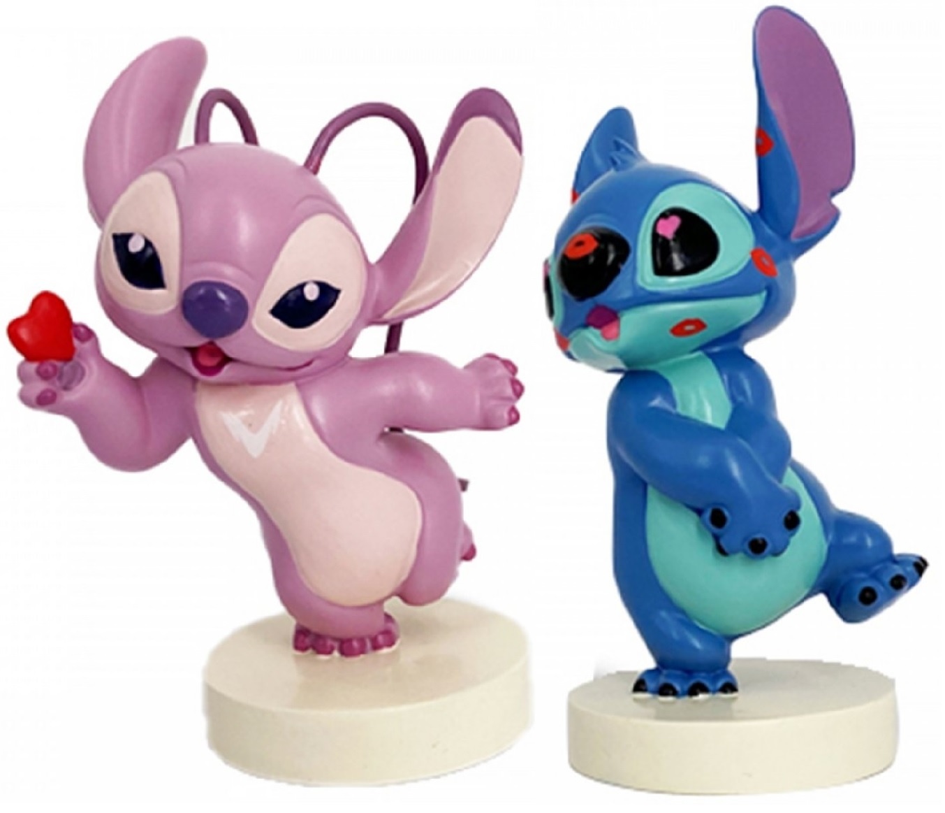 Disney Grand Jester Studios Figurine - Stitch & Angel - Stitch with Lip  Stick