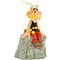 Plastoy Asterix on Rock Piggy Bank