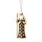 Jim Shore's Heartwood Creek "Black & Gold Santa" Hanging Ornament