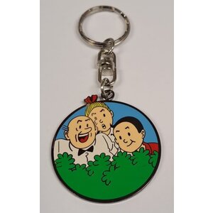 Suske en Wiske Keychain Suske, Wiske & Lambiek (Metaal)