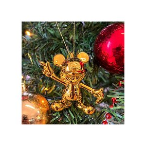 Disney Arribas Bros. Mickey Welcome Ornament Gold  (HO)