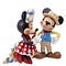 Disney Showcase Botanical Mickey & Minnie