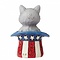 Jim Shore's Heartwood Creek Patriotic Kitten (Mini)