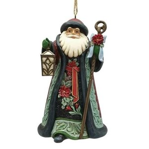 Jim Shore's Heartwood Creek Holiday Manor Santa with Lantern  (HO)