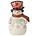 Jim Shore's Heartwood Creek Snowman with Large Hat (Pint Sized)