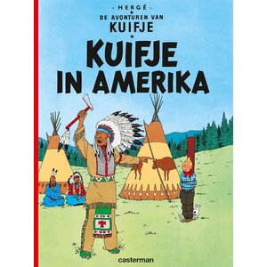 Tintin (Kuifje) Album 'Kuifje in Amerika' (soft cover) NL