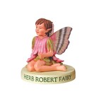 Flower Fairies Herb Robert Fairy (on Base)