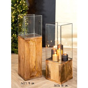 Gilde Handwerk Display case -  Windlicht (91 cm)