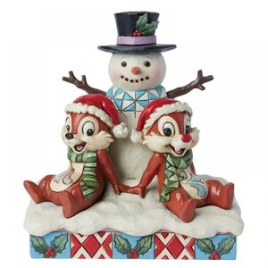 Disney Traditions Chip & Dale Snowman