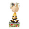 Peanuts (Jim Shore) Head Honcho (Snoopy on Charlie Brown's Head)