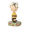 Peanuts (Jim Shore) Head Honcho (Snoopy on Charlie Brown's Head)