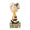 Peanuts (Jim Shore) Head Honcho (Snoopy on Charlie Brown's Head)