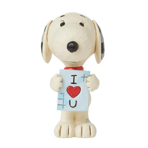 Peanuts (Jim Shore) Snoopy I Love You (Mini)