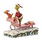 The Grinch by Jim Shore The Grinch & Max on a Sled