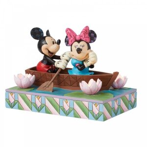 Disney Traditions Mickey & Minnie "Row-mance is in the Air" (light-up)