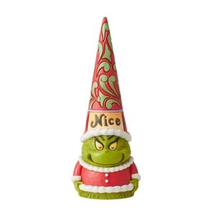 The Grinch by Jim Shore Grinch Gnome 'Naughty and Nice' (Two-Sided)