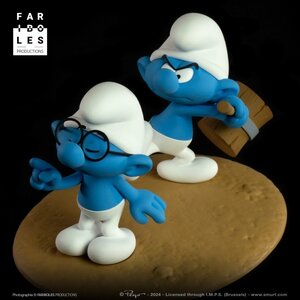 Fariboles Knock-out Bril Smurf (Limited Edition)  (smurfen)